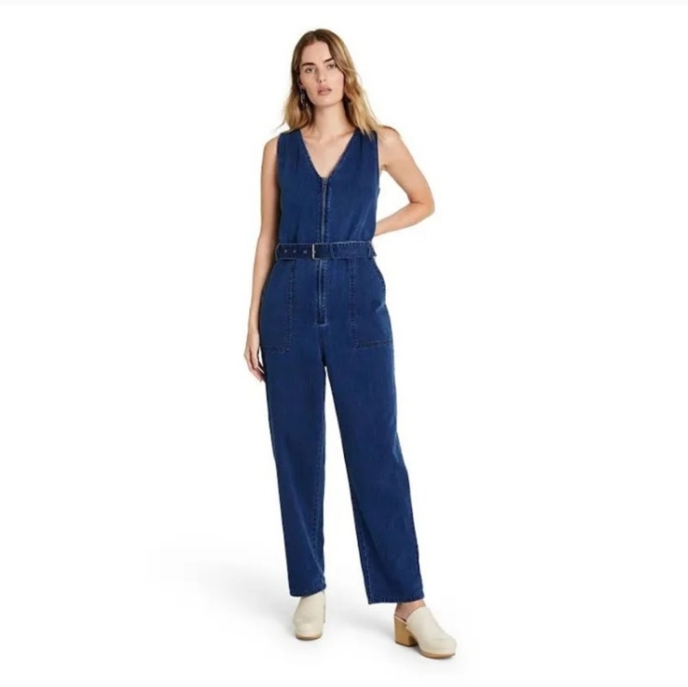 NWT Denim Jumpsuit